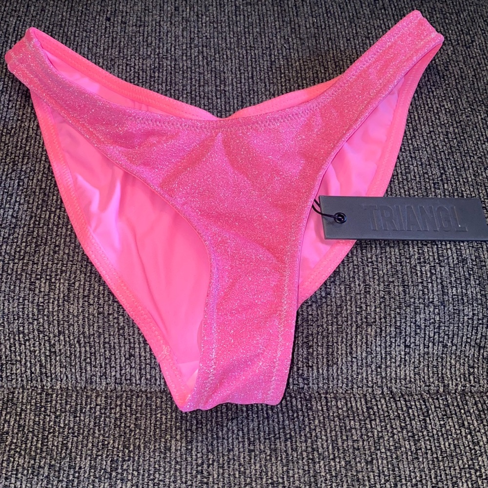triangl swimwear Pink Shimmer Bikini Bottom